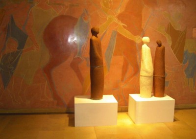 Skulpturen aus Ton von Christl Angele-Scheffold