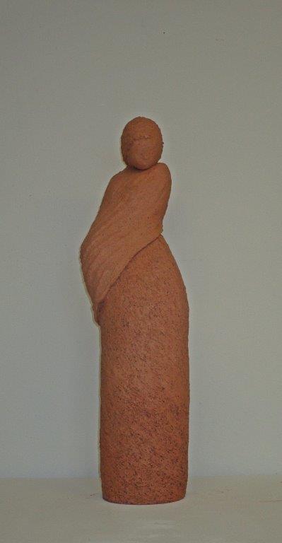 DIE FORSCHE - Skulpturen aus Ton von Christl Angele-Scheffold